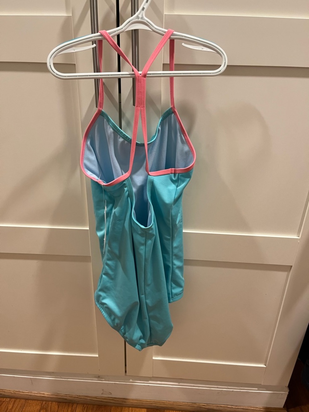 Nike girls razorback swim XL in teal and pink, NWT - Picture 12 of 13